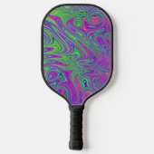 Raquette De Pickleball textures psychodeliques (Verso)