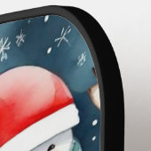 Raquette De Pickleball Thème de Noël Animaux mignons (Détail gauche)