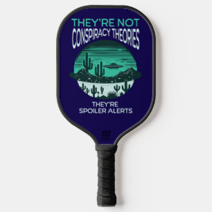 Raquette De Pickleball Théorie du complot drôle OVNI
