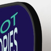 Raquette De Pickleball Théorie du complot drôle OVNI (Détail gauche)