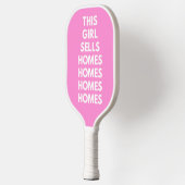 Raquette De Pickleball This Girl Sells Homes Homes Customized  (Gauche)