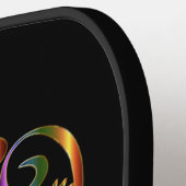 Raquette De Pickleball Tie Dye Psychedelic Day Of Dead Sugar Skull (Détail gauche)