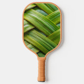 Raquette De Pickleball Tissu de bambou vert frais (Verso)