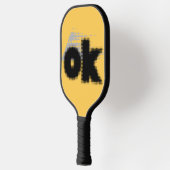 Raquette De Pickleball Titre : "OK Vibes - Simple & Bold" (Gauche)