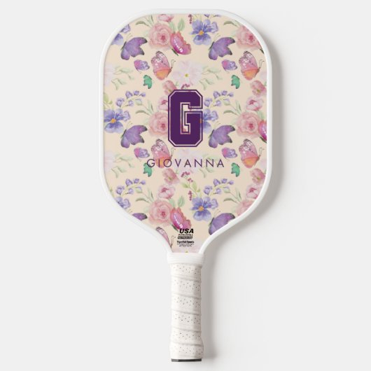 Raquette de Pickleball Toile de Jouy (Recto)