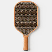 Raquette De Pickleball Tons Terre Brown Style Tissu Boue (Verso)