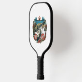 Raquette De Pickleball Tortue de mer hawaïenne Hibiscus Fleur (Gauche)