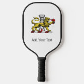 Raquette De Pickleball Tour Lion Fleur de Lis Crest Emblem C (Verso)