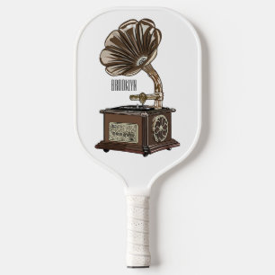 Raquette De Pickleball Tourne-disque dessin animé