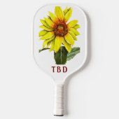 Raquette de pickleball Tournesol (Verso)