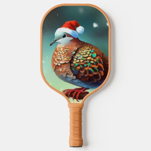 Raquette De Pickleball Tourterelle de Noël (3) (Recto)