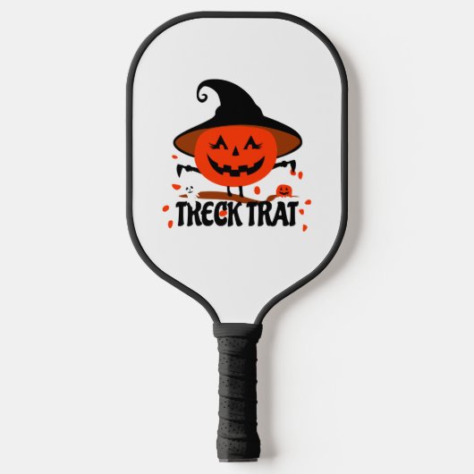 Raquette De Pickleball Treck Trat Citrouille Sourire (Recto)