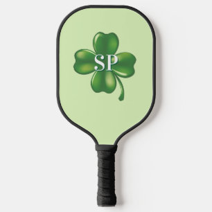 Raquette De Pickleball Trèfle Chanceux Personnalisé de la Saint-Patrick