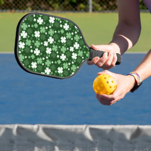 Raquette De Pickleball Trèfles verts, jour de la Saint-Patrick