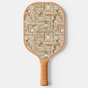 Raquette De Pickleball Très Cool Java café Espresso Caffe Latte