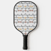 Raquette De Pickleball Triangles de Bauhaus (Verso)