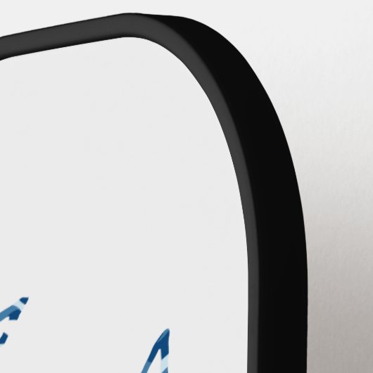 Raquette De Pickleball Triangles Triangulaires Triangulaires modernes géo (Détail gauche)