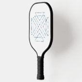 Raquette De Pickleball Triangles Triangulaires Triangulaires modernes géo (Gauche)
