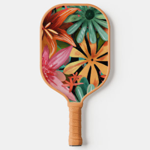 Raquette De Pickleball tropical/hawaïen/floral/fleur