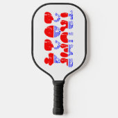 Raquette De Pickleball Trump 2024 Patriotic Super Retro (Verso)