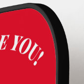 Raquette De Pickleball Trump Cette Personnalisation De Pickleball Paddle (Détail gauche)