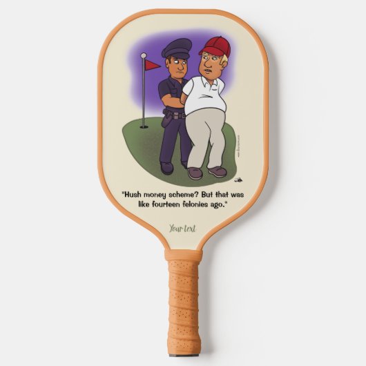Raquette De Pickleball Trump Felonies (Recto)
