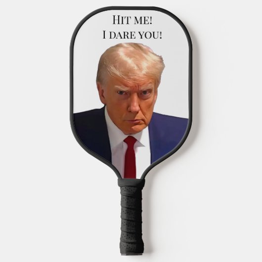 Raquette De Pickleball Trump Mug Pickleball Paddle (Recto)