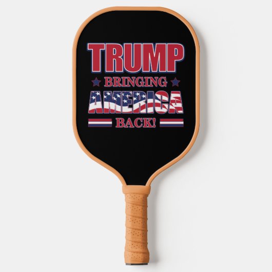 Raquette De Pickleball Trump - Reprendre l'Amérique (Recto)