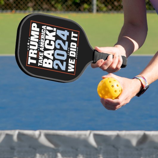 Raquette De Pickleball Trump USA Drapeau Président 47 Trump (Insitu)