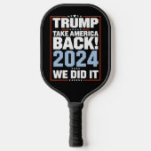 Raquette De Pickleball Trump USA Drapeau Président 47 Trump (Recto)
