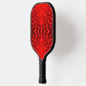 Raquette De Pickleball Tubulaire Noir Et Rouge (Gauche)