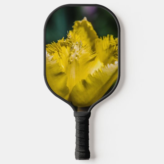 Raquette De Pickleball Tulipe jaune (Recto)