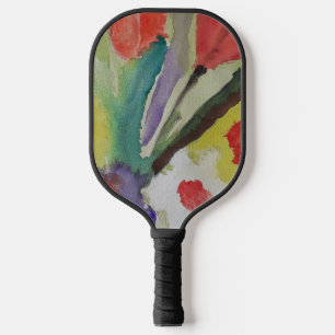 Raquette De Pickleball Tulipes Abstraites et fleurs de printemps