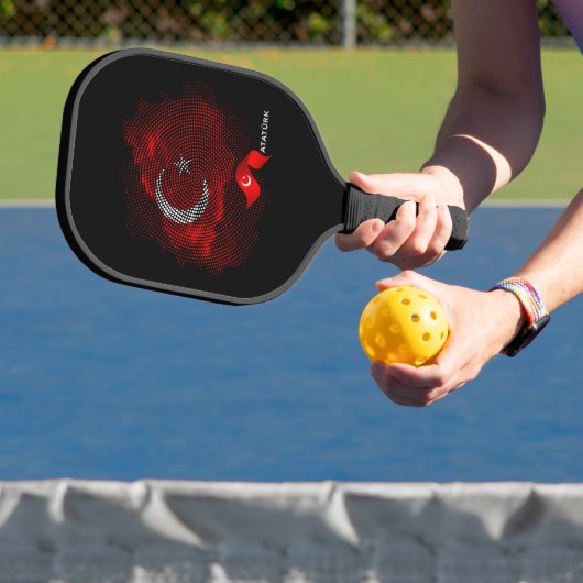 Raquette De Pickleball Turkey flag (Insitu)