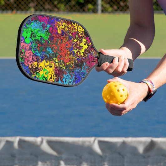 Raquette De Pickleball Twirlers colorés Abstraits / (Insitu)