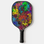 Raquette De Pickleball Twirlers colorés Abstraits / (Verso)