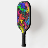 Raquette De Pickleball Twirls colorés Abstraits / (Gauche)