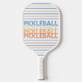 Raquette De Pickleball Typographie du Pickleball moderne (Recto)