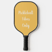 Raquette De Pickleball Typographie jaune Pickleball (Verso)