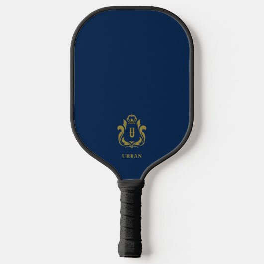 Raquette De Pickleball U Initial Bleu Foncé (Verso)