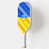 Raquette De Pickleball Ukraine Drapeau Pickleball Paddle Coeur - Liberté (Gauche)