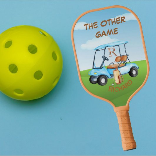 Raquette De Pickleball Un Amusant Golf Guy Joue Aussi