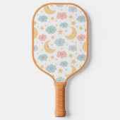 Raquette De Pickleball Un beau regard dans le Motif du ciel (Recto)