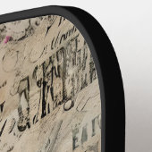 Raquette De Pickleball Un Ephémère français série 24 (Détail gauche)