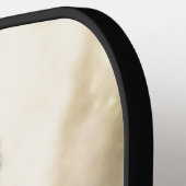 Raquette De Pickleball Un tigre rugissant dans une jungle rétroéclairée (Détail gauche)