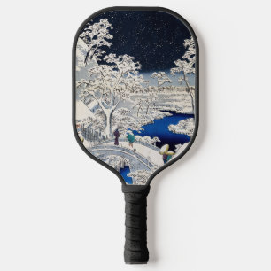 Raquette De Pickleball Utagawa Hiroshige - Pont des tambours à Meguro