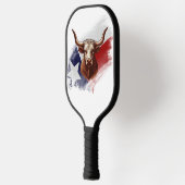 Raquette De Pickleball Vache longhorne du Texas (Gauche)