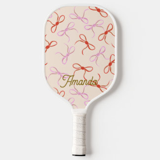 Raquette De Pickleball Vaches roses - Coquette rouge et rose Preppy esthé