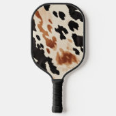 Raquette De Pickleball Vachette animale à la crème Brown (Verso)