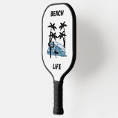 Raquette De Pickleball Vague de plage Funny (Gauche)